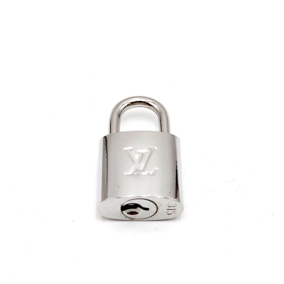 NEW! LOUIS VUITTON Silver Padlock and 2 Keys #315 - Picture 9 of 12